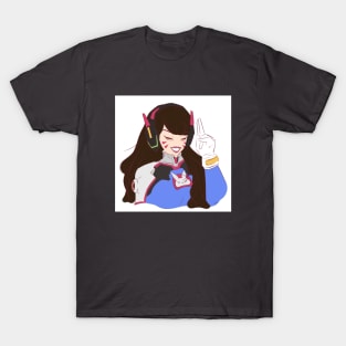 D.Va Spray (With White Backdrop) T-Shirt